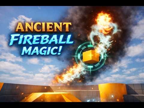 Ancient Fireball Magic – Charge, Lock-On & Chase System (UE5 C++ Prototype)