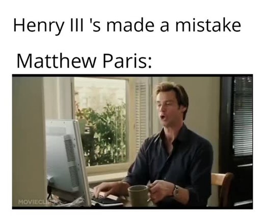 complicated.meme on Instagram: "Matthew Paris, an English Benedictine monk, openly criticized his own monarch, Henry III. He described the king, for example, as: - weak-handed, unable to keep order in the country, - was wasteful and dishonest with money, - allowing foreign advisors (especially his French relatives) to influence the English court. This criticism was not without consequences: according to several sources, Matthew’s works were censored, his copied versions were forged, and the king