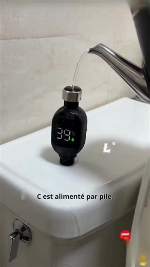 16K views · 49 reactions | ✨Thermomètre de douche à LED️ ✅Lectures instantanées même à travers la vapeur ✅Résiste à l'eau et à l'humidité des salles de bains ✅Mesures précises en temps réel ✅Fixation par adhésif ou ventouse – aucun outil nécessaire藺 Transformez votre salle de bains en un espace intelligent ! https://lemoneaty.com/products/showe | Lemoneaty shop | Facebook