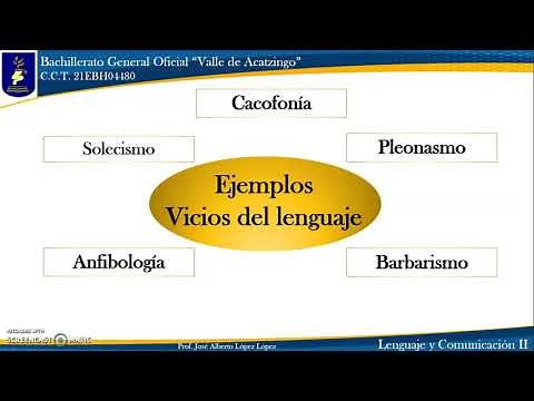 VICIOS DEL LENGUAJE
