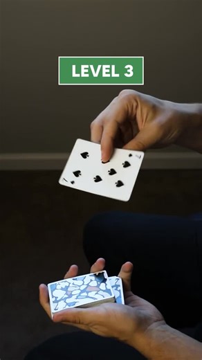 @squareupshorts on Instagram: "Single Card Steal Combo (LEVEL 3) #cardistry #tutorial #playingcards #shuffle #flourish"