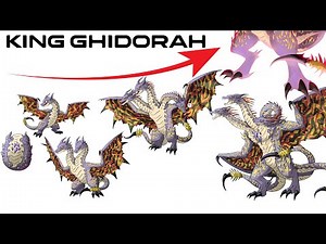 King Ghidorah as 18 types grow up evolution | Monterverse Fanart | Maxxive Jumpo