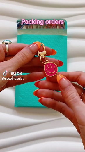 Aesthetic Bracelet Order Packing for Preppy Business | Kate Elizabeth Amdall