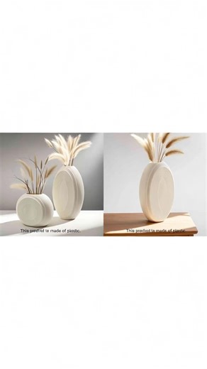 Wabi Sabi Twin Vases Set, Ring Wave Texture Matte Finish, Cream, Shatterproof Design, Ideal for Dried Flowers & Home Décor #wayfairvanity #homegoodsobsessed #vintagedecoration #volumizingspray #valloweendecor #viralhomegoodsfinds #vantiymakeup #sculptandtonearmcream #eleganthomedecor #coastalhomedecor
