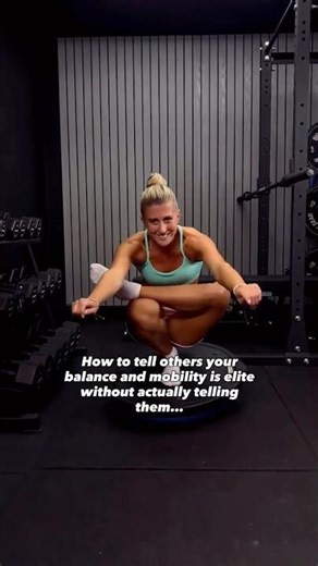 How to tell if their balance and mobility is elite …do they use a BOSU Balance Trainer? 😉 #balance￼