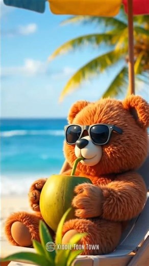 Teddy Bear’s Beach Adventure & Thar Journey 🧸🌴🚗 #shorts #trending #ai