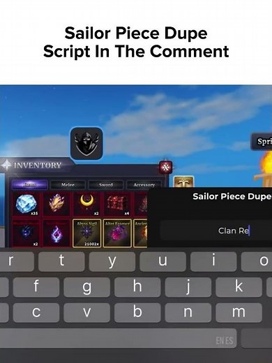 Sailor Piece Dupe Script #roblox #foryou #scripting #robloxedit