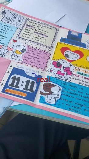 Tutorial: Cómo hacer una carta de Snoopy para tu novio - Regalo de cumpleaños