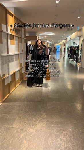 On me dit souvent que je n’ai plus vraiment d’argent sur mon compte courant et oui c’est vrai, mais c’est totalement volontaire. Le compte où j’ai le plus d’argent ce n’est ni mon compte courant ni mon livret, parce que l’argent qui dort perd de la valeur tous les jours et l’inflation elle ne s’arrête jamais, que tu investisses ou non elle travaille contre toi. Bien sûr qu’il faut une épargne de sécurité, ça c’est la base, mais au-delà de ça laisser son argent dormir ce n’est pas être prudent, c