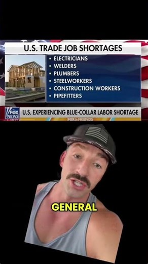 Are trade shortages real? Caption below.