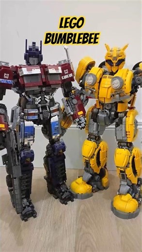 Unboxing & Review🫠🥳 Giant lego Bumblebee 🟡🚗 #lego#fyp#transformers#bumblebee #viral #unboxing