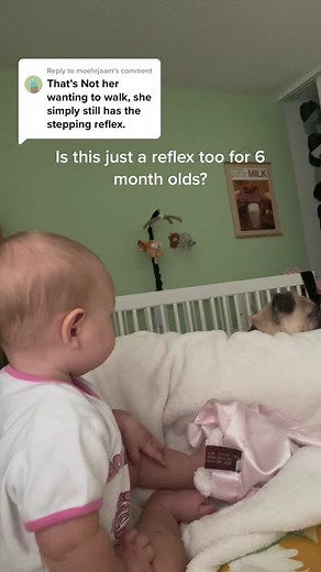 Baby Milestones: Stepping Reflex in 6-Month-Olds