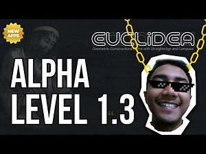 Euclidea Walkthrough - Alpha Level 1.3 - Midpoint