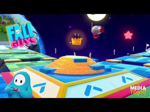 Fall Guys. • Duo's Show win with a random bean. • Tip Toe final. • Solid teamwork victory. • 🚻👑🎉