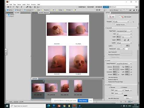 How to create a contact sheet in adobe bridge the easy way.