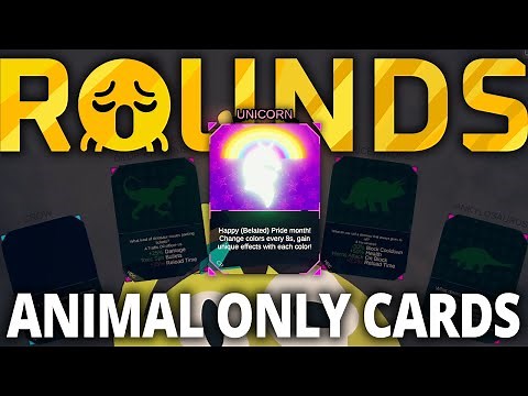 ANIMAL CARDS ONLY!! - Rounds (4-Player Gameplay)