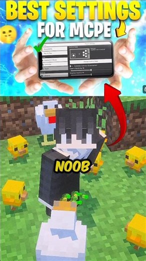 Best Minecraft Settings for Bedrock... #minecraft