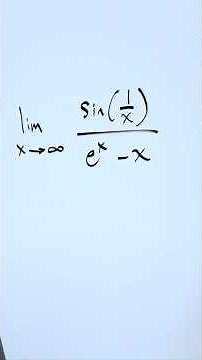 Evaluate this Limit (a Quotient)