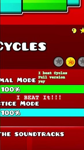 I BEAT CYCLES FULL VERSION YAAAY