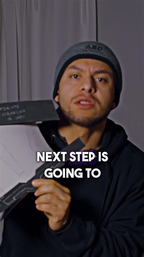 Steps to Shape Foam Gauntlets