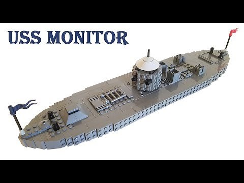 LEGO USS Monitor MOC | Civil War Ironclad Warship