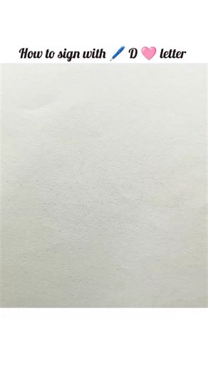 Art Line | How to sign with 🖊️ D 🩷 letter? . . . . . . .#signature | Instagram