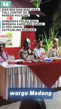 DIR BINMAS POLDA RIAU BEEKUNJUNG KENPOS SATKAMLING MEDANG KAMPAI