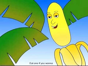 Rhymes on banana-English rhymes-Ba Ba Banana My Name is Banana-fruit rhymes for kids