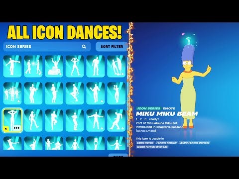 New TikTok Dances in Fortnite! (Latest Icon Series Emotes) #15