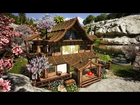 Japanese Style House Building Tutorial - ARK: Survival Ascended