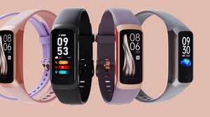 Fitness Tracker, 24/7 Heart Rate Blood Oxygen Blood Pressure Body Temp Monitor Sleep Calorie Tracker with 1.1" AMOLED Touch Color Screen Pedometer Smart Watch Waterproof for Women Men (Blue)