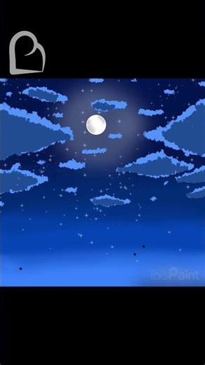 Starry Night Drawing #art #scenerydrawing #drawing#digitalart #nightsky #scenerydrawing #clouds