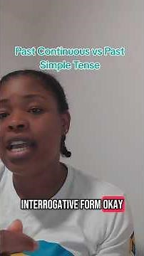 Past Continuous vs Past Simple Tense For ESL Learners