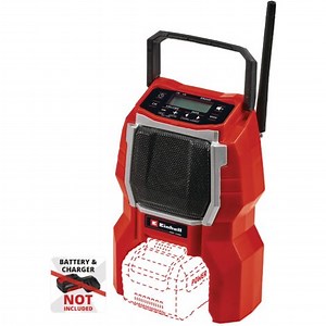 Einhell Radio sans fil TC-CR 18 Li BT - Solo Power X-Change (18V, écran LCD, Bluetooth, Fréquence AM et FM) Livré sans Batterie ni Chargeur