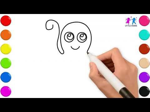 🎨 How to Draw & Color an Octopus 🐙 | Fun & Easy Art Tutorial for Kids!