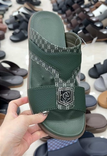 Handmade Double PU Arabic Slippers - Wholesale Men's Sandals