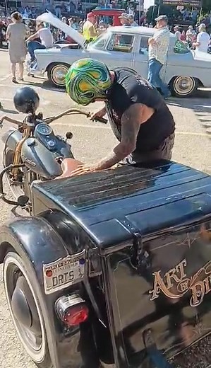 A gift JUST given to me. ME getting ready to line up and race thr hill ! Newport Antique Hillclimb 2025. My once a year little retreat towards something I love being a part of. Newport Indiana Antique Hillclimb see you next year and am looking forward to it ! | Artbydirt