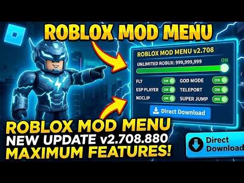 Roblox Mod Menu V2.708.880 Unlimited Robux | Roblox Mod Apk | Roblox Mod Menu Apk