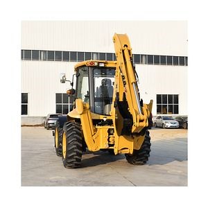 [Hot Item] China 4 Wheel Drive New Backhoe and Loader Mini Tractor with Front End Loader and Backhoe