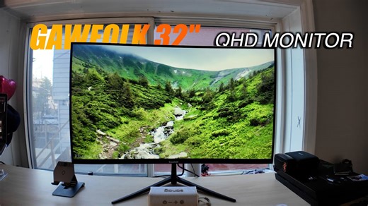 GAWFOLK 32 QHD Monitor Review There's Some Good And There's Some Bad.