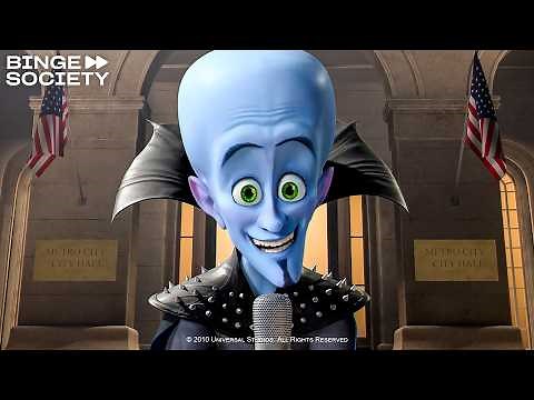 Megamind (2010): Megamind Takes Metrocity | Full Scene