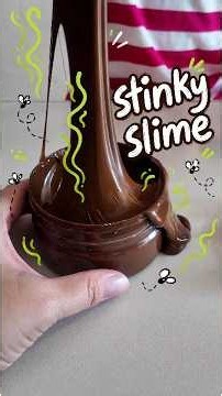 Apa?! Slime terbau di dunia 😱😱 Ada yang bau jengkol #slime #mainananak #stinky #slimevideo