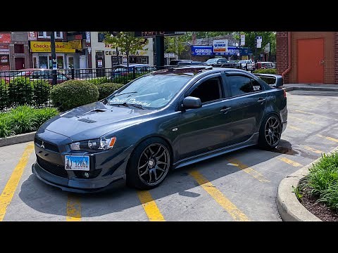 side skirts install on lancer!!