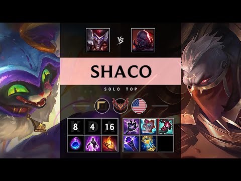 Shaco Top vs Sion - NA Grandmaster Patch 25.20