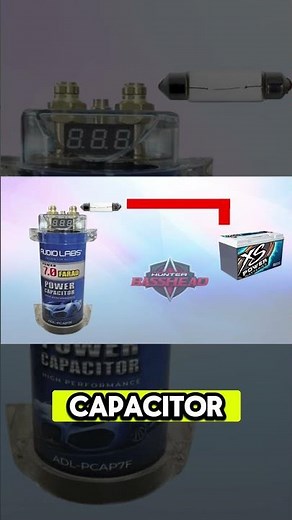 How to Properly Connect a Capacitor to Your Sound System #caraudio #amplifier #cars