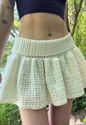 just finished crocheting my favorite skirt ever 🥹☁️ I definitely need a black version for my next festival 🤭✨ #crochetskirt #summercrochet #crochetinspo #crochetideas #crochetfashion