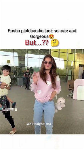 Rasha purse stole spotlight.. 💗#rashathadani #shortvideos #bollywood #shortsfeed #virals