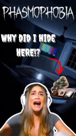 "This is what panic does to your brain in Phasmophobia 😭👻” #phasma #phasmophobiagame