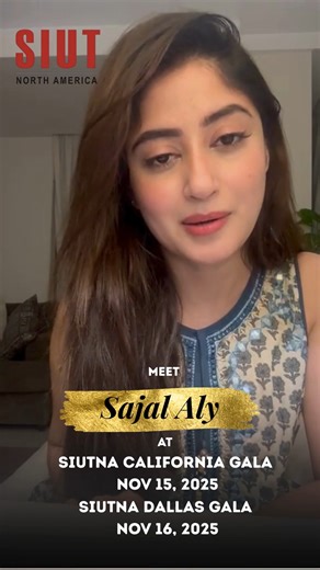 41K views · 614 reactions | Join Sajal Aly in supporting SIUT’s...