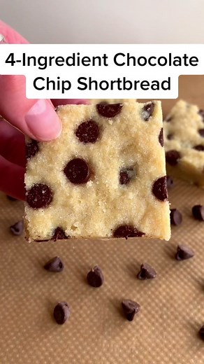 Decadent Chocolate Chip Shortbread Recipe